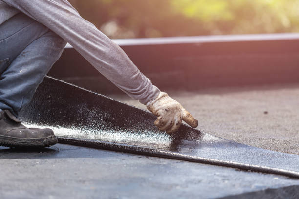 Professional Basement Waterproofing technician working in Buhl, MN